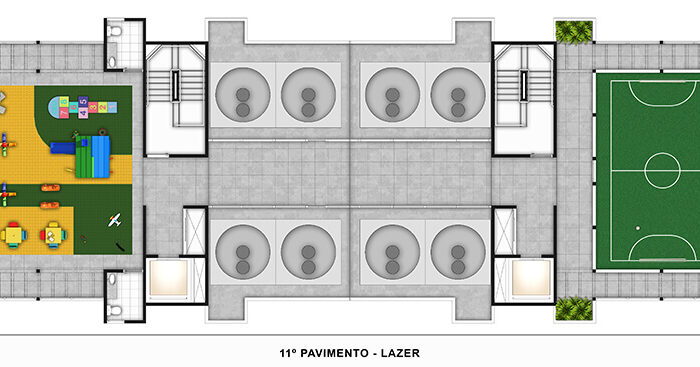 planta de um como de um apartamento